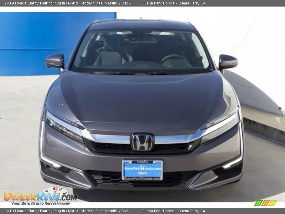 2019 Honda Clarity Touring Plug In Hybrid Modern Steel Metallic / Black Photo #3