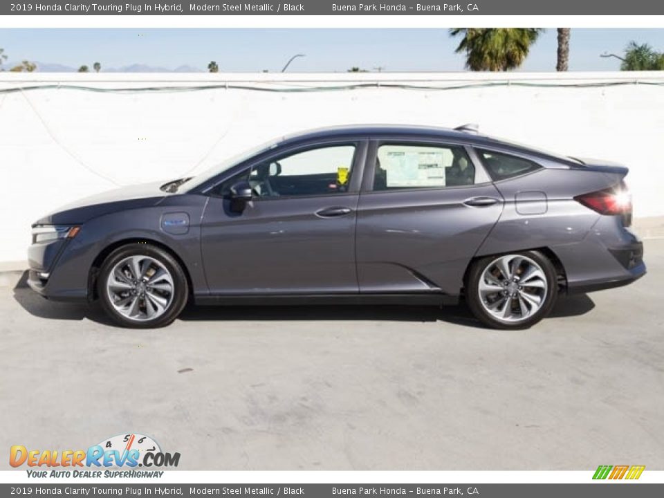 2019 Honda Clarity Touring Plug In Hybrid Modern Steel Metallic / Black Photo #9