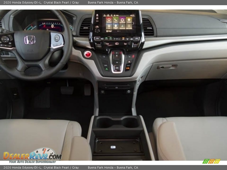 2020 Honda Odyssey EX-L Crystal Black Pearl / Gray Photo #11