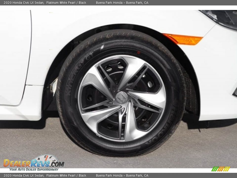 2020 Honda Civic LX Sedan Platinum White Pearl / Black Photo #12