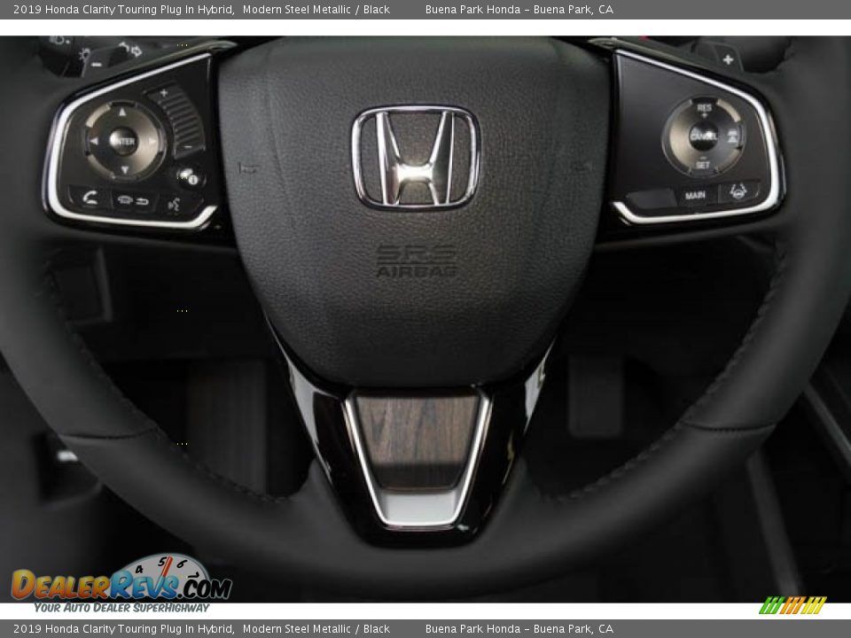 2019 Honda Clarity Touring Plug In Hybrid Modern Steel Metallic / Black Photo #25