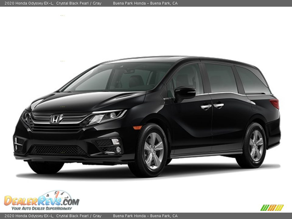 2020 Honda Odyssey EX-L Crystal Black Pearl / Gray Photo #19