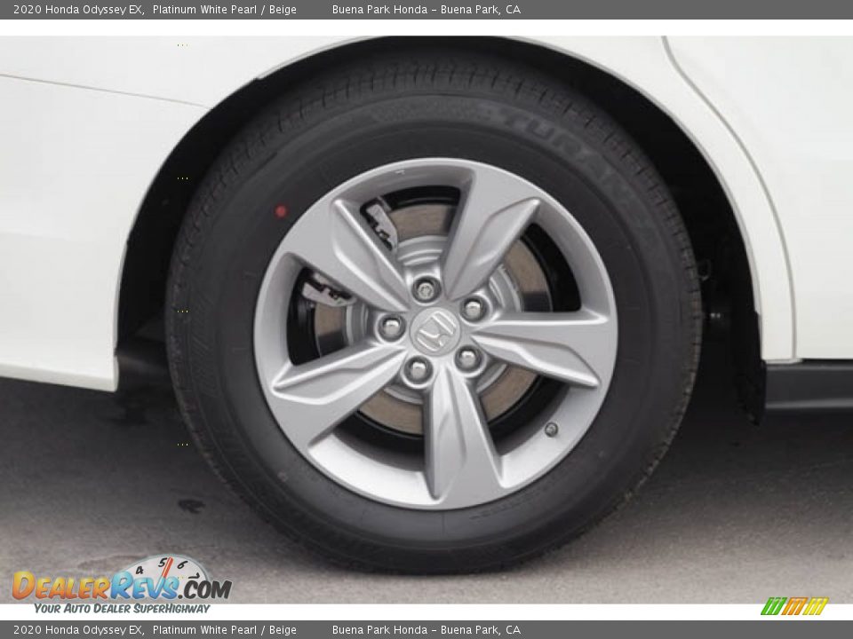2020 Honda Odyssey EX Platinum White Pearl / Beige Photo #11