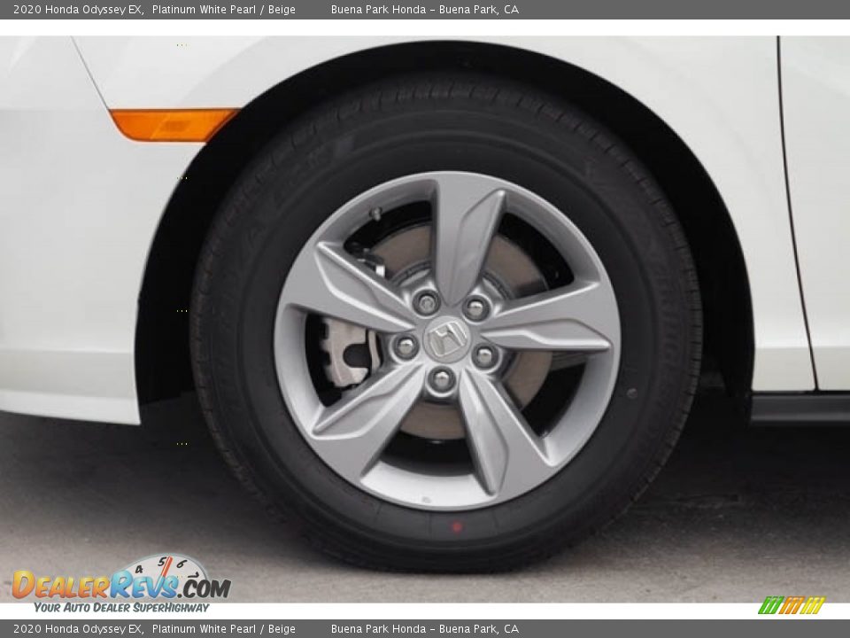 2020 Honda Odyssey EX Platinum White Pearl / Beige Photo #13