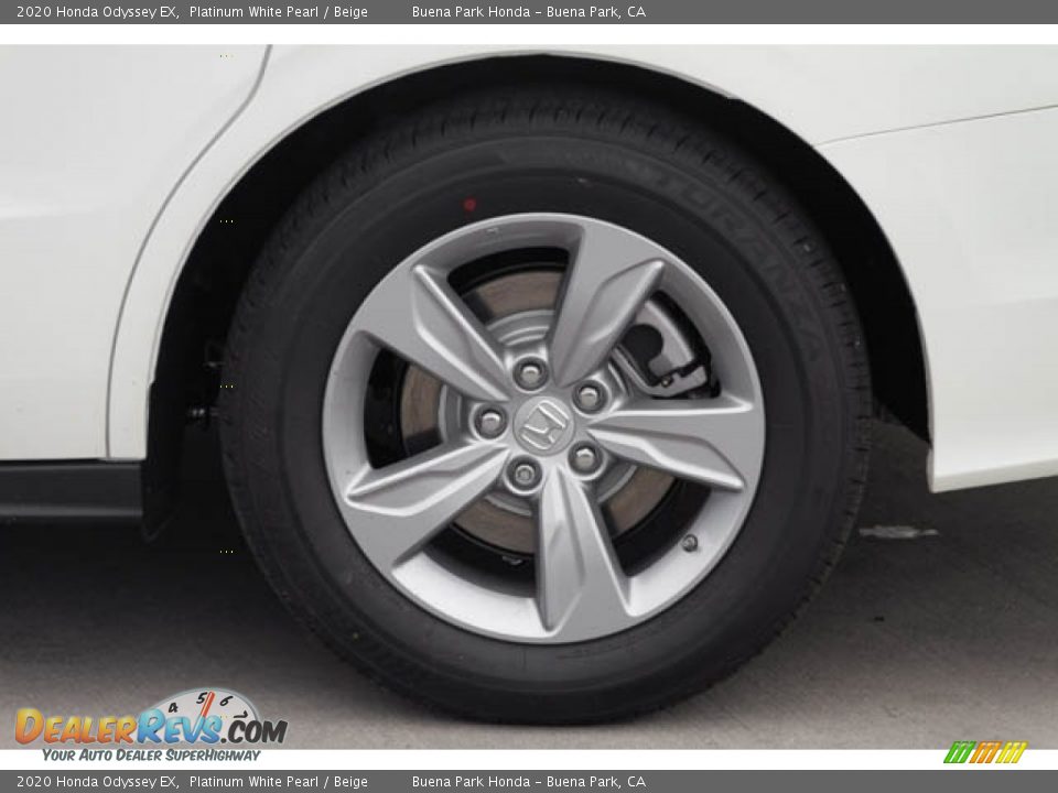 2020 Honda Odyssey EX Platinum White Pearl / Beige Photo #14