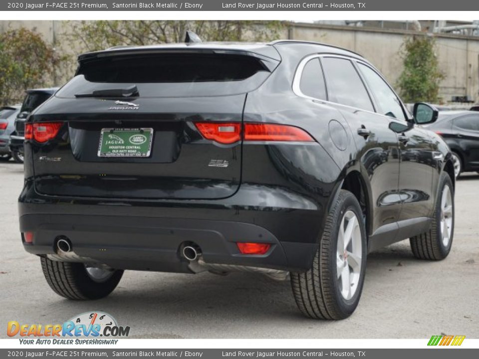 2020 Jaguar F-PACE 25t Premium Santorini Black Metallic / Ebony Photo #9