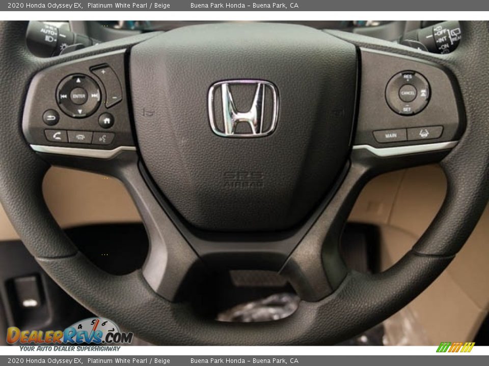 2020 Honda Odyssey EX Platinum White Pearl / Beige Photo #20