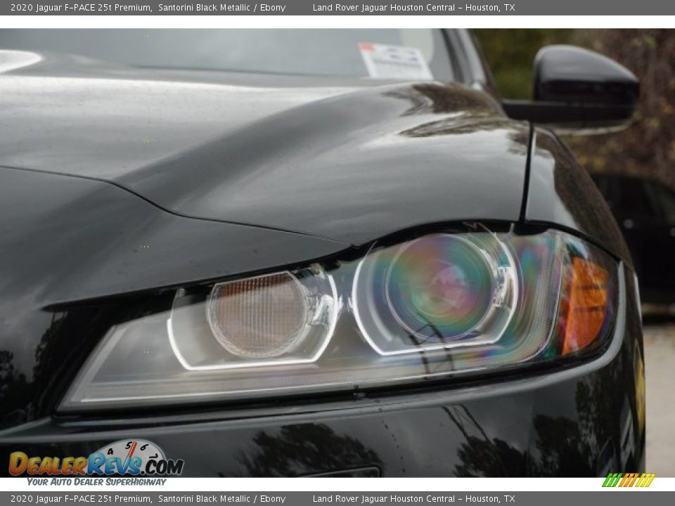 2020 Jaguar F-PACE 25t Premium Santorini Black Metallic / Ebony Photo #13