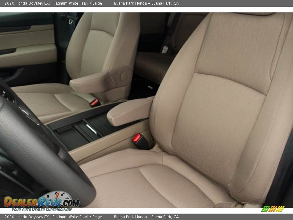 2020 Honda Odyssey EX Platinum White Pearl / Beige Photo #24