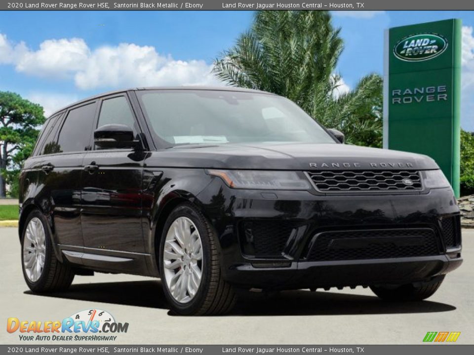 2020 Land Rover Range Rover HSE Santorini Black Metallic / Ebony Photo #2