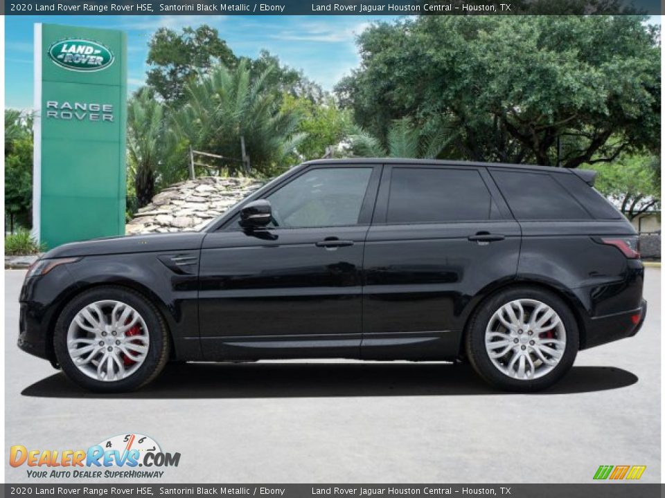 2020 Land Rover Range Rover HSE Santorini Black Metallic / Ebony Photo #3