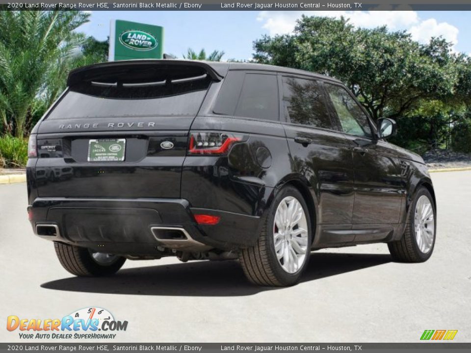 2020 Land Rover Range Rover HSE Santorini Black Metallic / Ebony Photo #5