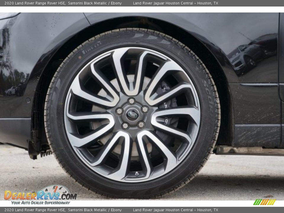 2020 Land Rover Range Rover HSE Santorini Black Metallic / Ebony Photo #8