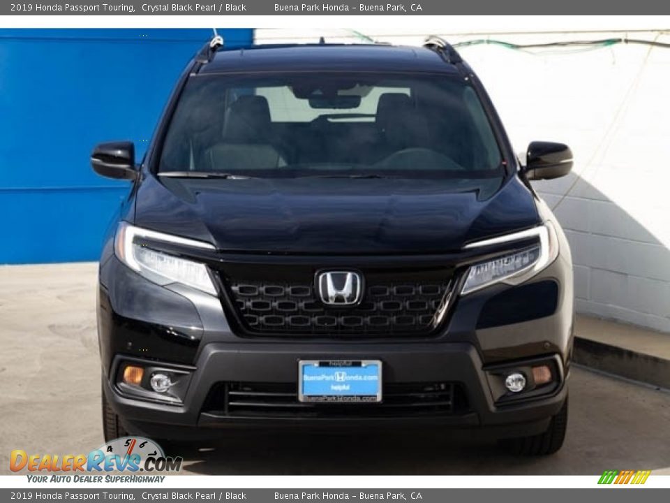 2019 Honda Passport Touring Crystal Black Pearl / Black Photo #3