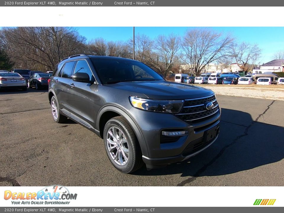 2020 Ford Explorer XLT 4WD Magnetic Metallic / Ebony Photo #1