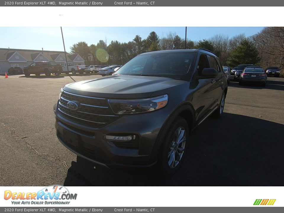 2020 Ford Explorer XLT 4WD Magnetic Metallic / Ebony Photo #3