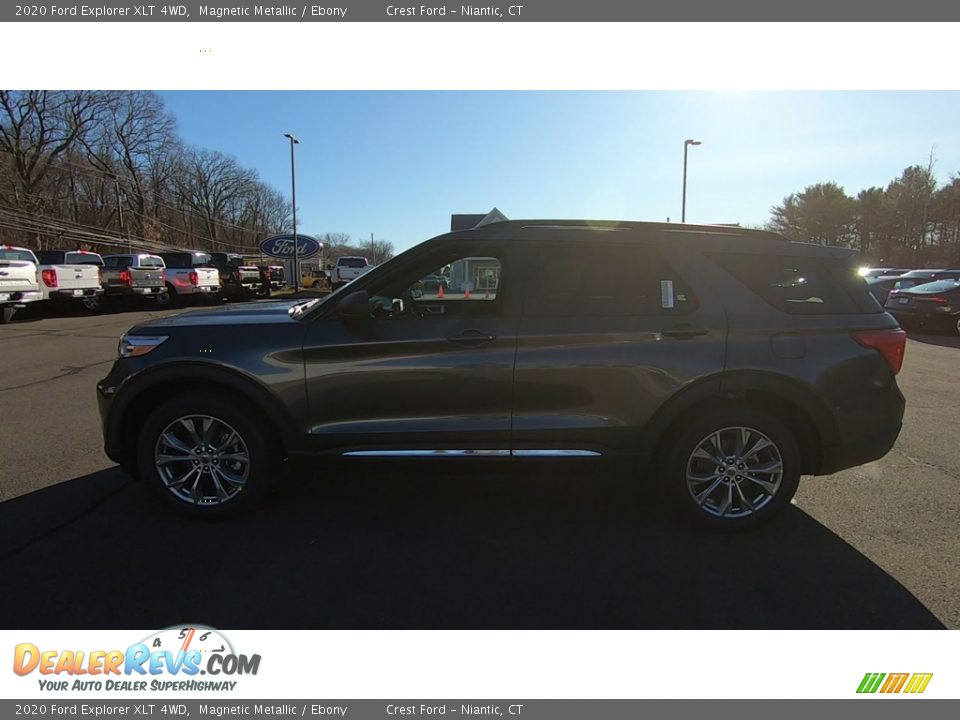 2020 Ford Explorer XLT 4WD Magnetic Metallic / Ebony Photo #4