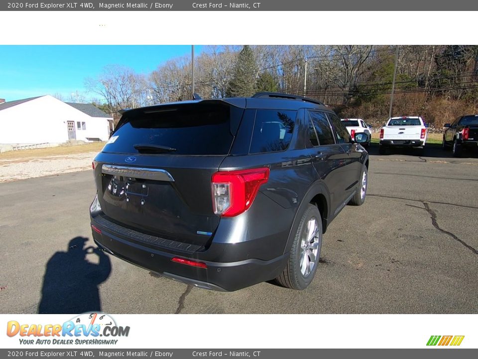 2020 Ford Explorer XLT 4WD Magnetic Metallic / Ebony Photo #7