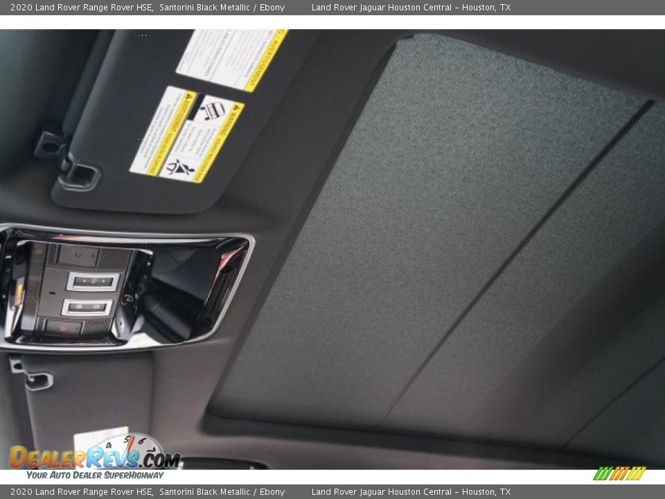 2020 Land Rover Range Rover HSE Santorini Black Metallic / Ebony Photo #27