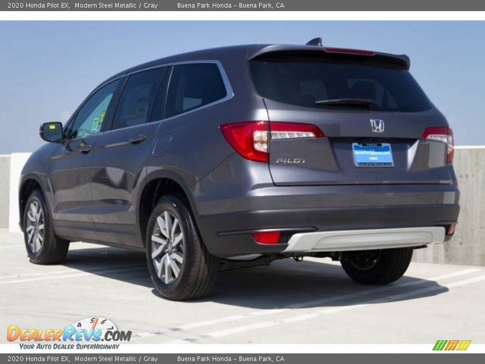 2020 Honda Pilot EX Modern Steel Metallic / Gray Photo #2