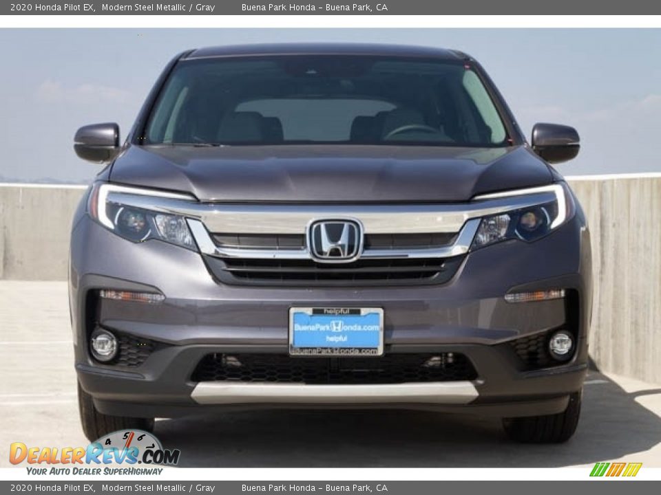 2020 Honda Pilot EX Modern Steel Metallic / Gray Photo #3