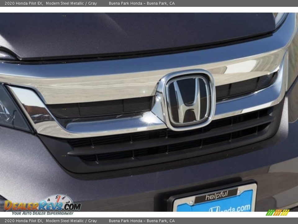 2020 Honda Pilot EX Modern Steel Metallic / Gray Photo #4