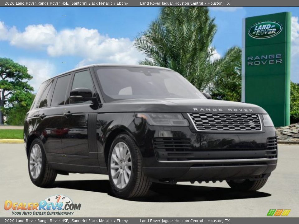 2020 Land Rover Range Rover HSE Santorini Black Metallic / Ebony Photo #2