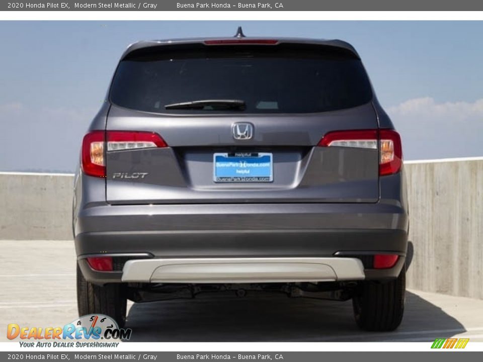 2020 Honda Pilot EX Modern Steel Metallic / Gray Photo #6