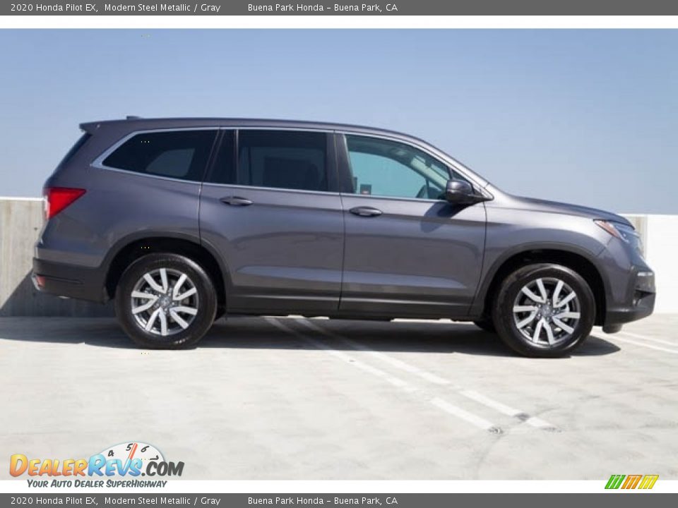 2020 Honda Pilot EX Modern Steel Metallic / Gray Photo #9