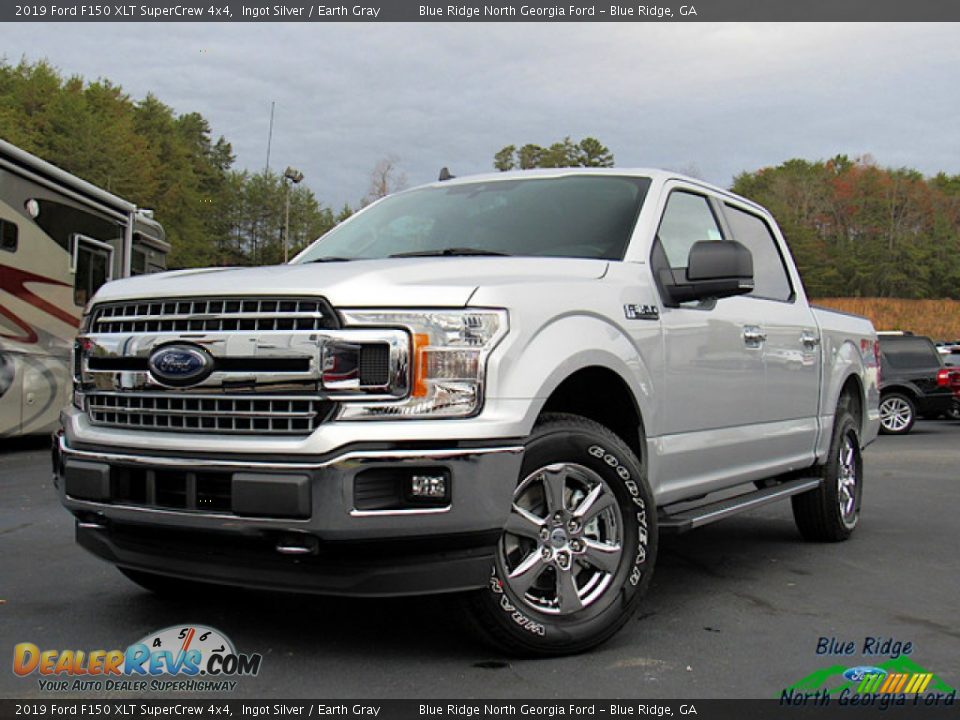 2019 Ford F150 XLT SuperCrew 4x4 Ingot Silver / Earth Gray Photo #1