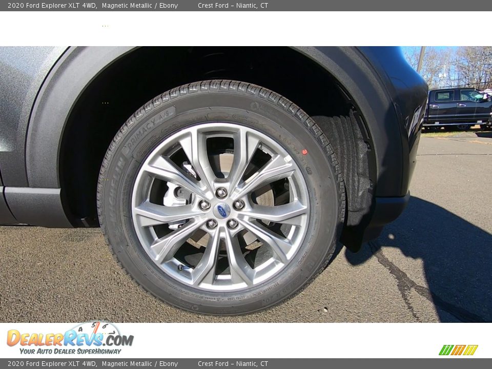 2020 Ford Explorer XLT 4WD Magnetic Metallic / Ebony Photo #27