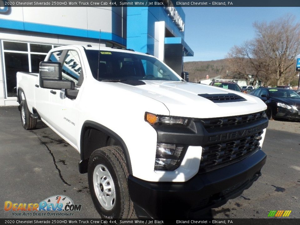 2020 Chevrolet Silverado 2500HD Work Truck Crew Cab 4x4 Summit White / Jet Black Photo #1