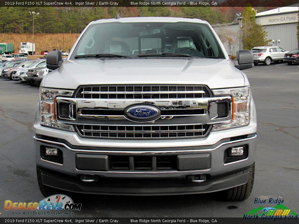 2019 Ford F150 XLT SuperCrew 4x4 Ingot Silver / Earth Gray Photo #8