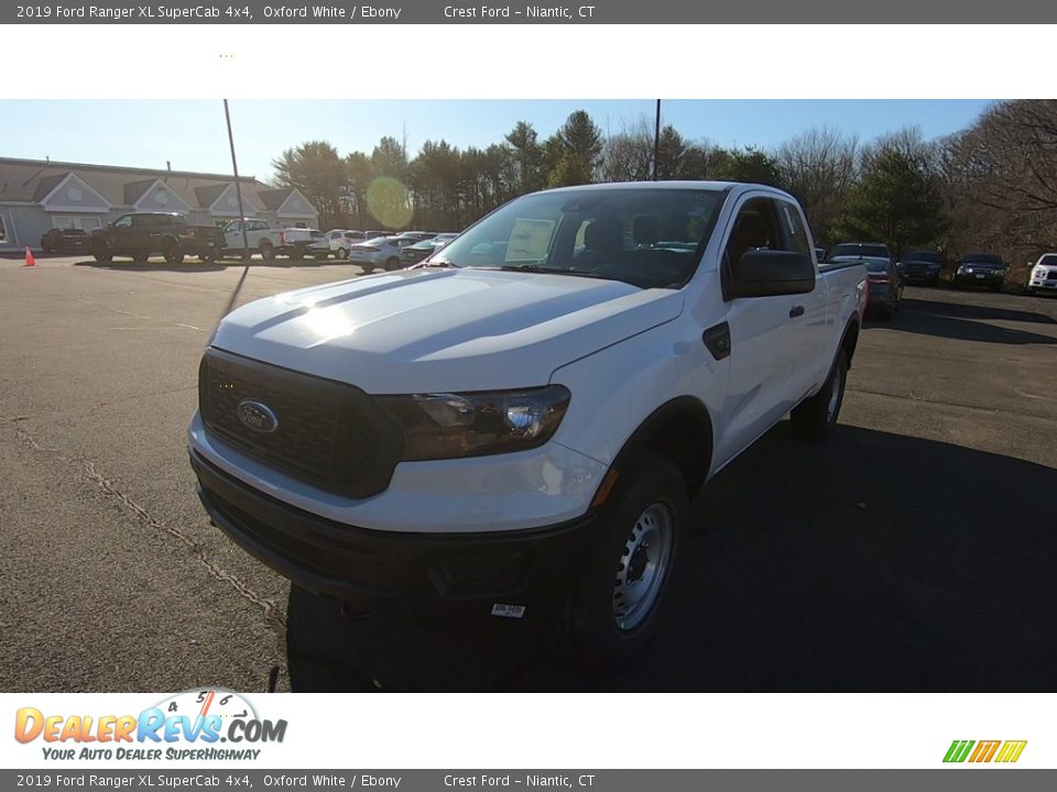 2019 Ford Ranger XL SuperCab 4x4 Oxford White / Ebony Photo #3