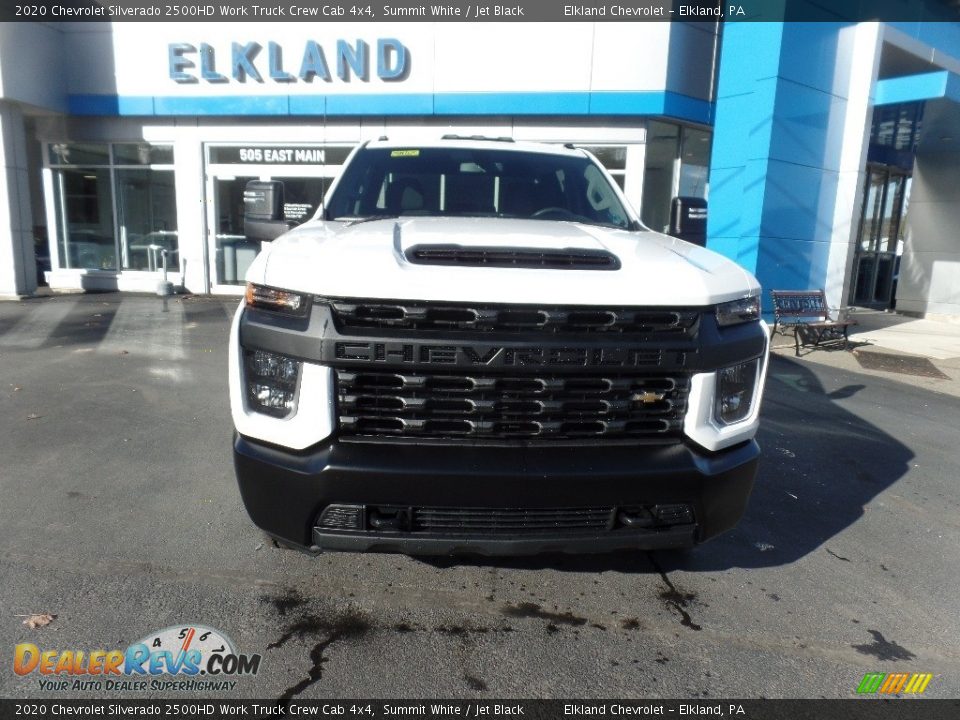 2020 Chevrolet Silverado 2500HD Work Truck Crew Cab 4x4 Summit White / Jet Black Photo #2