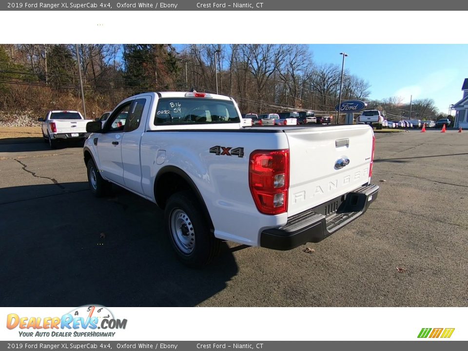 2019 Ford Ranger XL SuperCab 4x4 Oxford White / Ebony Photo #5