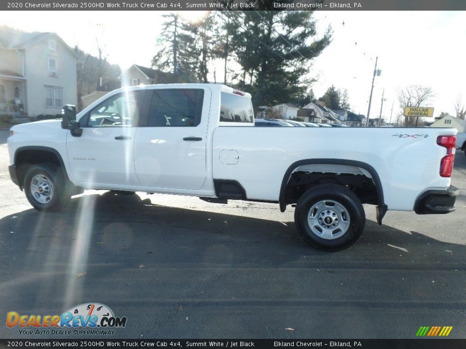 2020 Chevrolet Silverado 2500HD Work Truck Crew Cab 4x4 Summit White / Jet Black Photo #5