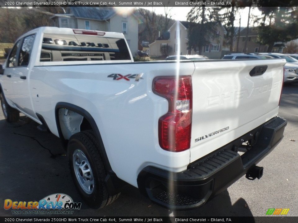 2020 Chevrolet Silverado 2500HD Work Truck Crew Cab 4x4 Summit White / Jet Black Photo #6