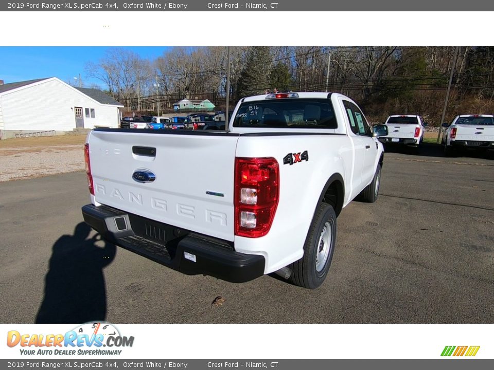 2019 Ford Ranger XL SuperCab 4x4 Oxford White / Ebony Photo #7