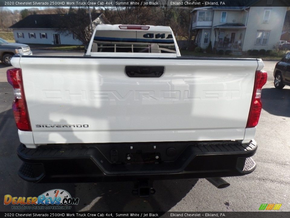 2020 Chevrolet Silverado 2500HD Work Truck Crew Cab 4x4 Summit White / Jet Black Photo #7