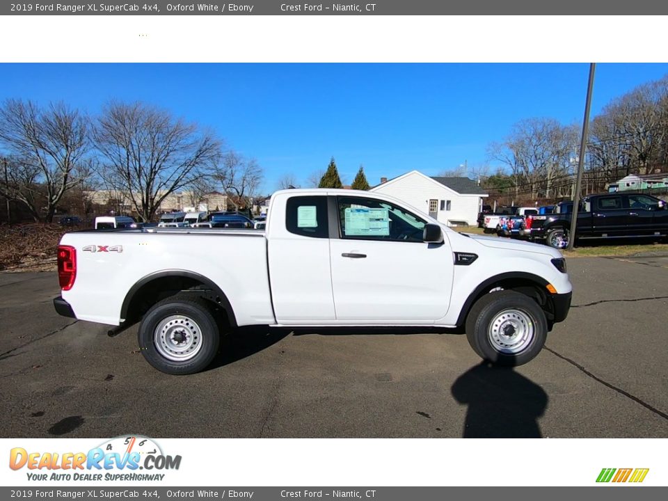 2019 Ford Ranger XL SuperCab 4x4 Oxford White / Ebony Photo #8
