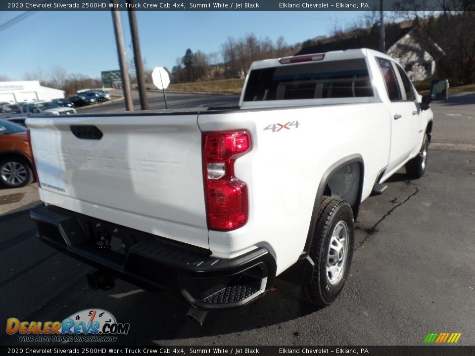 2020 Chevrolet Silverado 2500HD Work Truck Crew Cab 4x4 Summit White / Jet Black Photo #8