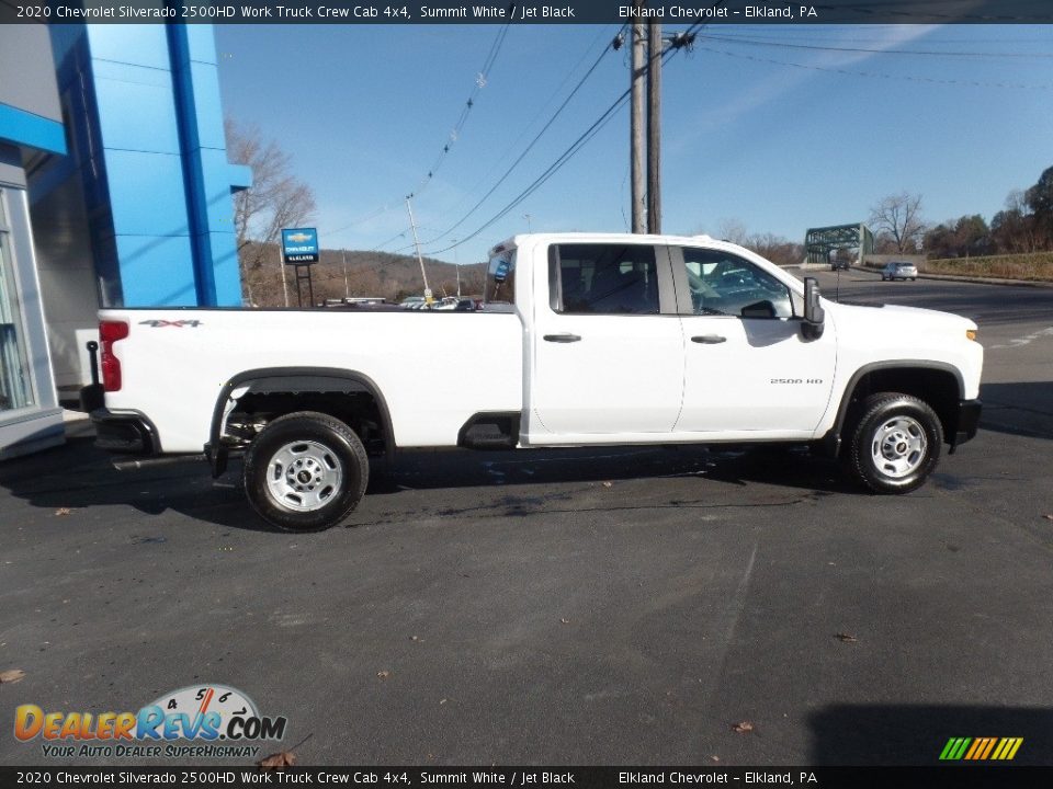 2020 Chevrolet Silverado 2500HD Work Truck Crew Cab 4x4 Summit White / Jet Black Photo #10