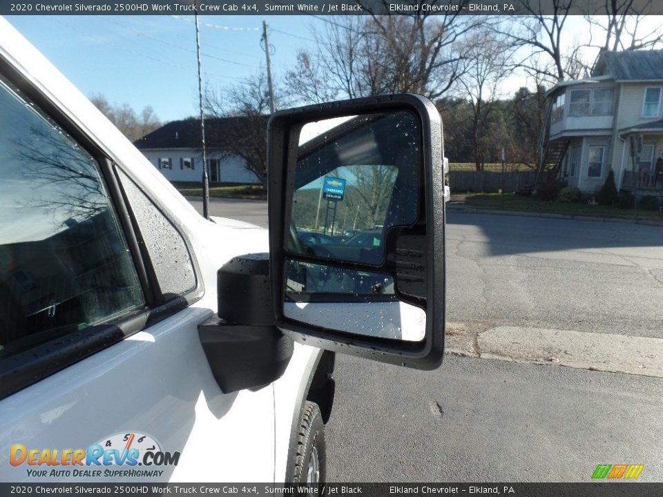 2020 Chevrolet Silverado 2500HD Work Truck Crew Cab 4x4 Summit White / Jet Black Photo #11