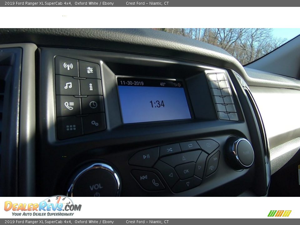 2019 Ford Ranger XL SuperCab 4x4 Oxford White / Ebony Photo #15