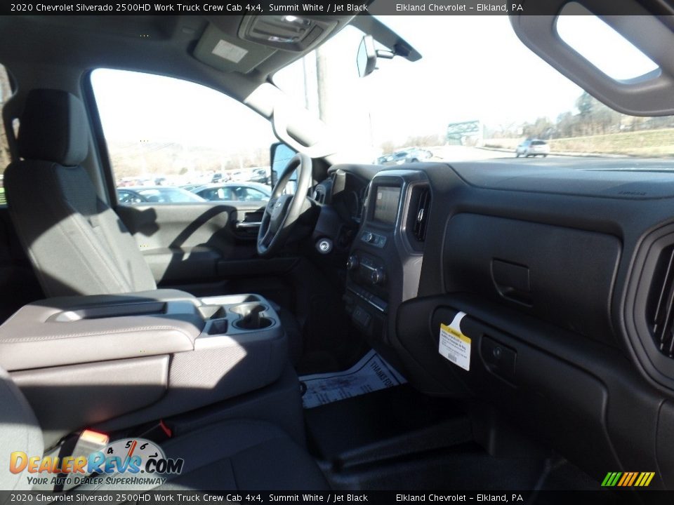 2020 Chevrolet Silverado 2500HD Work Truck Crew Cab 4x4 Summit White / Jet Black Photo #16