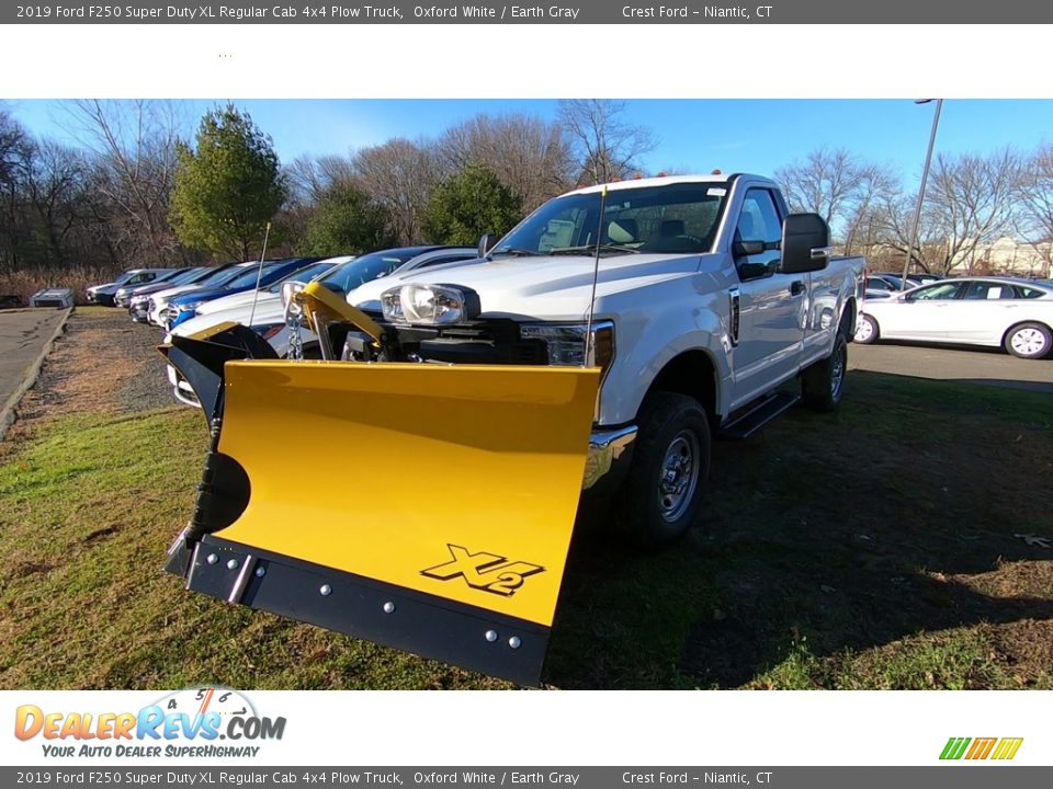 Oxford White 2019 Ford F250 Super Duty XL Regular Cab 4x4 Plow Truck Photo #3