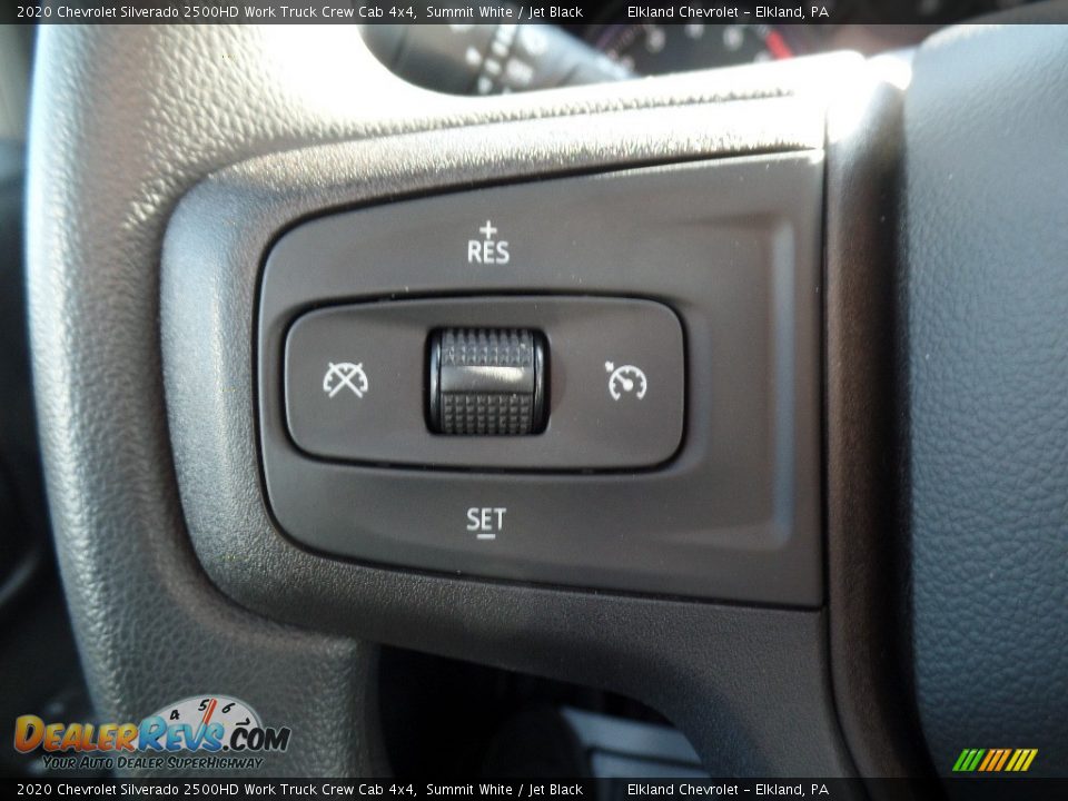 2020 Chevrolet Silverado 2500HD Work Truck Crew Cab 4x4 Summit White / Jet Black Photo #27