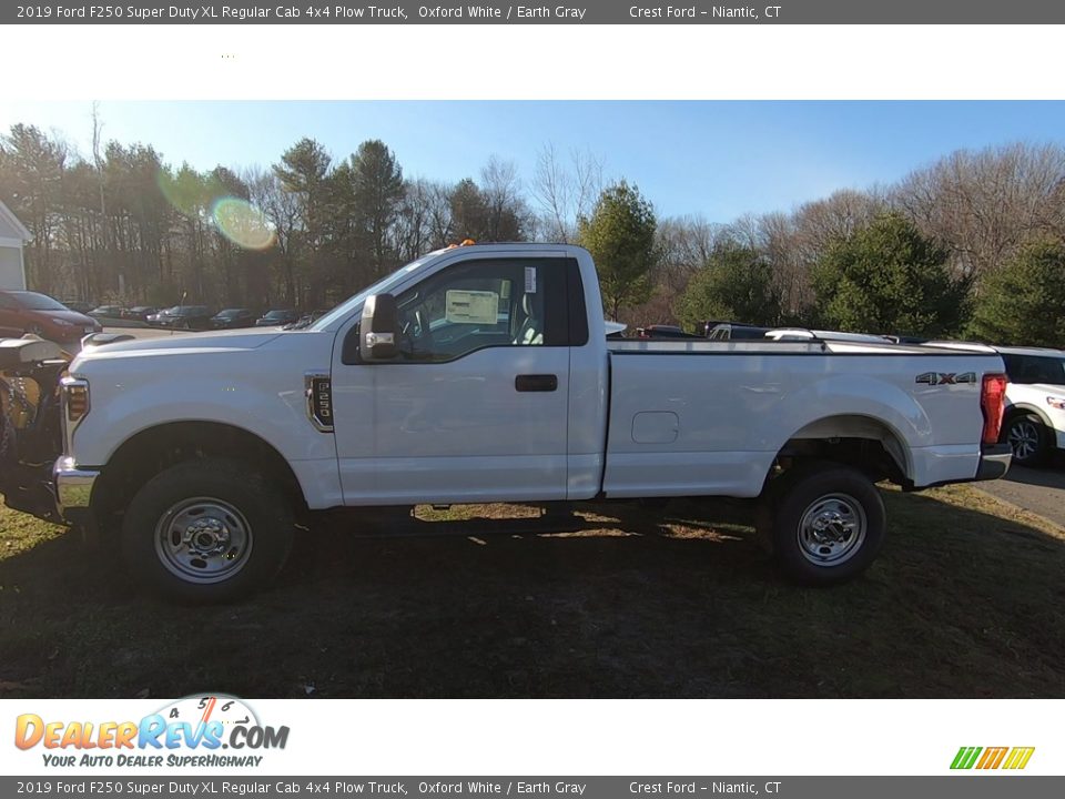 Oxford White 2019 Ford F250 Super Duty XL Regular Cab 4x4 Plow Truck Photo #4