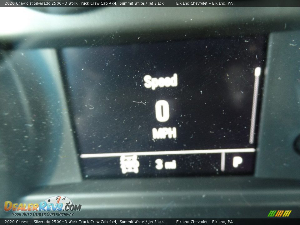 2020 Chevrolet Silverado 2500HD Work Truck Crew Cab 4x4 Summit White / Jet Black Photo #28